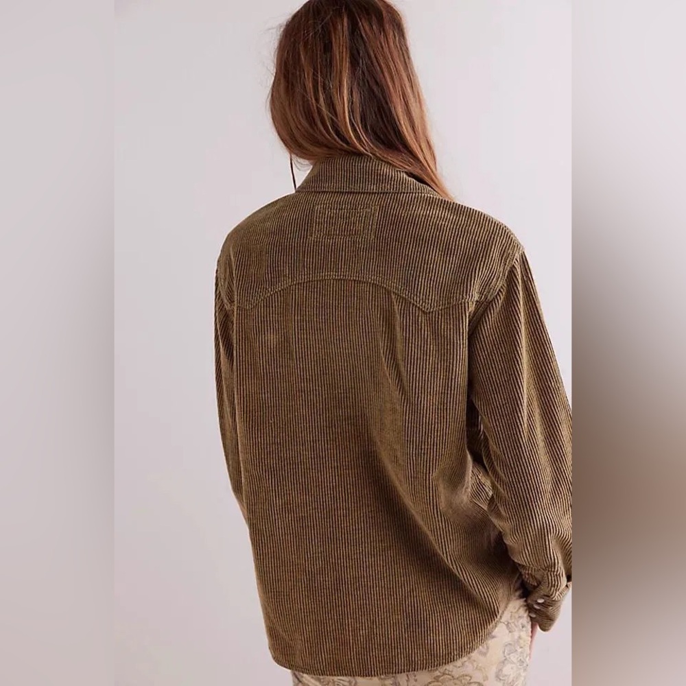 Free People We The Free Hideaway Cord Shirt - Picture 5 of 10